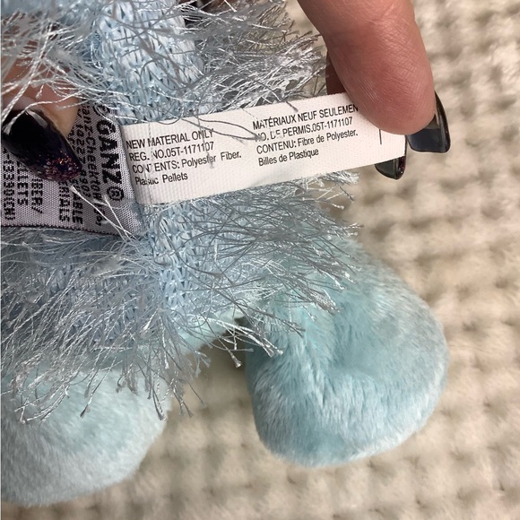 GANZ Webkinz Blue Hippo Stuffed Animal Plush Toy No Code - Picture 9 of 10